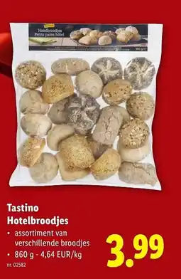 Lidl Tastino Hotelbroodjes aanbieding