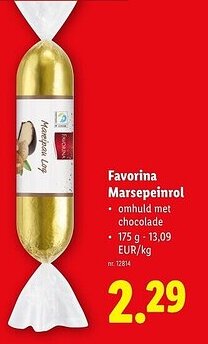 Lidl Favorina Marsepeinrol aanbieding