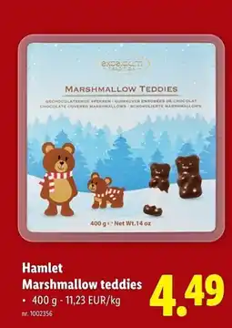 Lidl Hamlet marshmallow teddies aanbieding