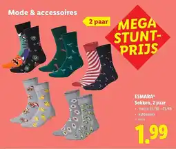 Lidl Esmara sokken aanbieding