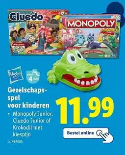 Lidl Gezelschaps spel voor kinderen aanbieding