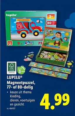 Lidl LUPILU Magneetpuzzel aanbieding