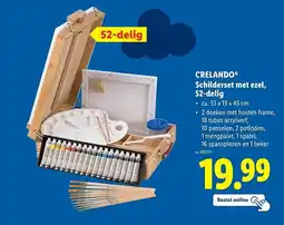 Lidl Crelando schilderset met ezel aanbieding