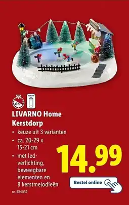 Lidl Livarno home kerstdorp aanbieding