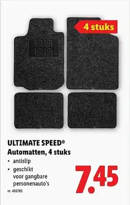 Lidl Ultimate speed automatten aanbieding