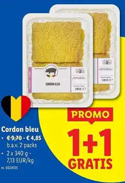 Lidl Cordon bleu aanbieding