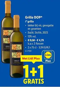 Lidl Grillo DOP grillo aanbieding