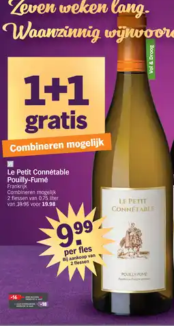 Albert Heijn Le Petit Connétable Pouilly Fumé aanbieding