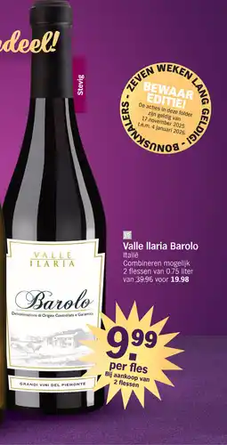 Albert Heijn Valle Ilaria Barolo aanbieding