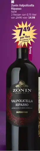 Albert Heijn Zonin Valpolicella Ripasso aanbieding
