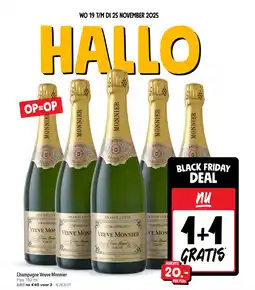 Jumbo Champagne Veuve Monnier aanbieding