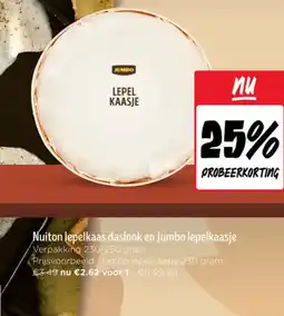 Jumbo Nuiton lepelkaas daslook en Jumbo lepelkaasje aanbieding