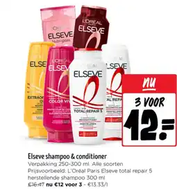 Jumbo Elseve shampoo & conditioner aanbieding