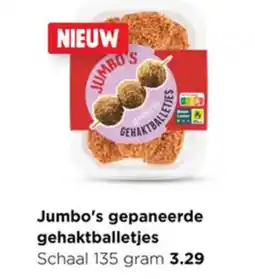 Jumbo Jumbo's gepaneerde gehaktballetjes aanbieding