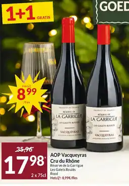 Intermarché AOP Vacqueyras Cru du Rhône aanbieding