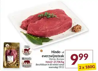 Intermarché Hinde of Everzwijnsteak aanbieding