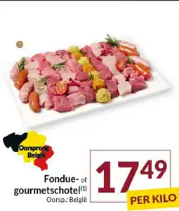 Intermarché Fondue of Gourmetschotel aanbieding