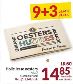 Intermarché Holle lerse oesters aanbieding