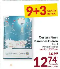 Intermarché Oesters Fines Marennes Oléron aanbieding
