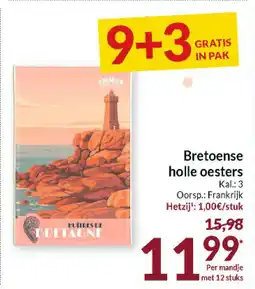 Intermarché Bretoense Holle Oesters aanbieding