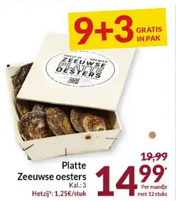 Intermarché Platte Zeeuwse Oesters aanbieding
