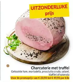 Intermarché Charcuterie met truffel aanbieding