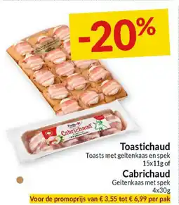 Intermarché Toastichaud of Cabrichaud aanbieding