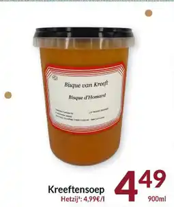 Intermarché Kreeftensoep aanbieding