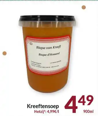 Intermarché Kreeftensoep aanbieding