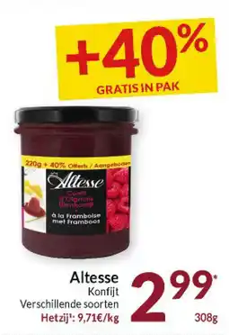 Intermarché Altesse Konfijt aanbieding