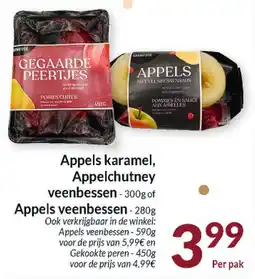 Intermarché Appels Karamel, Appelchutney eenbessen of Appels Veenbessen aanbieding