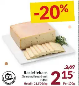Intermarché Raclettekaas aanbieding