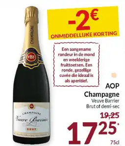 Intermarché AOP Champagne aanbieding