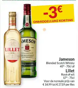 Intermarché Jameson of Lillet aanbieding