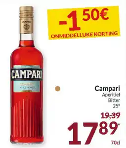 Intermarché Campari Aperitief Bitter 25° aanbieding