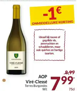 Intermarché AOP Viré-Clessé Terres Burgondes Wit aanbieding