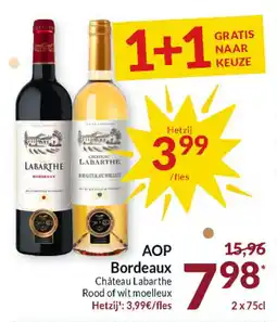 Intermarché AOP Bordeaux Château Labarthe Rood of wit moelleux aanbieding