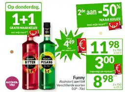 Intermarché Funny Alcoholvrij aperitief Verschillende soorten 0,0° aanbieding