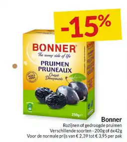 Intermarché Bonner Rozijnen of gedroogde pruimen aanbieding