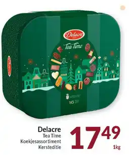 Intermarché Delacre Tea Time Koekjesassortiment Kersteditie aanbieding