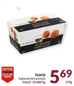 Intermarché Ivoria Geglaceerde kastanjes aanbieding