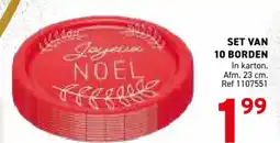 Trafic Set van 10 borden aanbieding