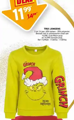 Trafic Trui jongens aanbieding