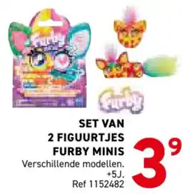Trafic Set van 2 figuurtjes furby minis aanbieding
