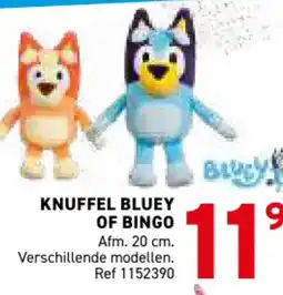 Trafic Knuffel bluey of bingo aanbieding