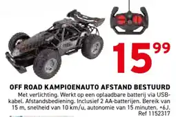 Trafic Off road kampioenauto afstand bestuurd aanbieding