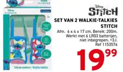 Trafic Set van 2 walkie-talkies stitch aanbieding