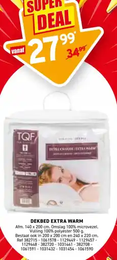 Trafic Dekbed extra warm aanbieding