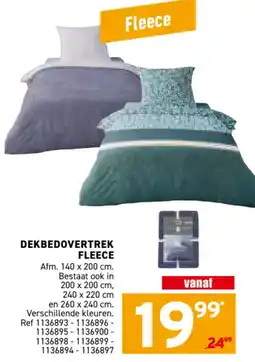 Trafic Dekbedovertrek fleece aanbieding