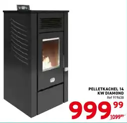Trafic Pelletkachel 14 KW diamond aanbieding